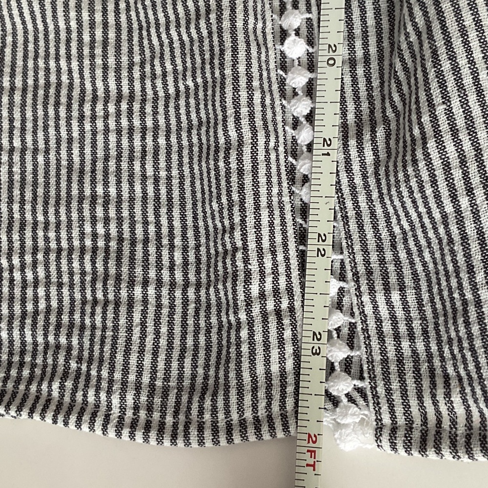 Floral & Ivy SoHo Dec Out Black and White Striped Blouse NWT - Picture 16 of 16